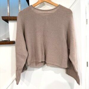 Clearout- Babaton Cotton oversized 3/4 Sleeve Knit sz S